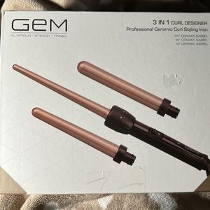 GEM 3 in 1 Curl Designer - Professional Ceramic Styling Iron